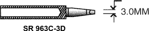 Loduzgalis D=7x4.2mm, plakana veida, 3mm