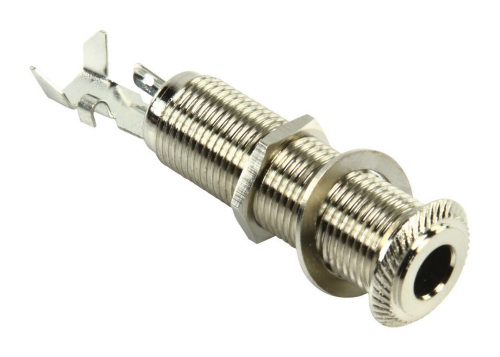 6.35mm ligzda, mono, metālisks, vadam, skrūvejamas šasijai M12, NEUTRIK
