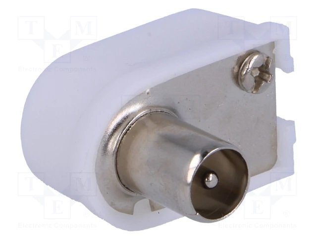 TV štekers plastmasas, 9,5mm (IEC169-2), leņķisks