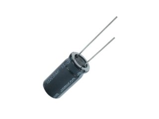 1500/10V, 105C, Ø10x20mm, ±20%, TB serija, Kondensatori zemas induktivitātes, Jamicon, 52mR, 6000h, ar lokaniem izvadiem