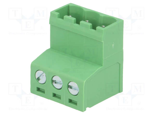 Terminal Blocks uz vadu, spraudnis, 3pin, 5.08mm, 2.5mm2, 20A