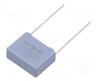 47nF 440VAC, 1000VDC, plēves kondensatori polipropilēna, ±20%, P15, 17,5x13.5x7mm, traucējumi X1, VISHAY