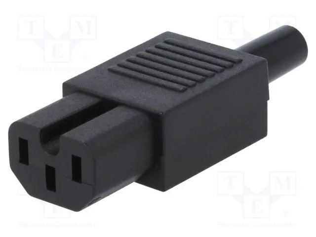 Tikla ligzda, 250VAC, 10A, C15(F), vadam, taisns