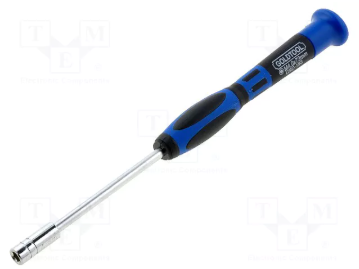 Skrūvgriezis HEX4mm, standarta M2 uzgrieznim, L=72mm/175mm, GoldTools