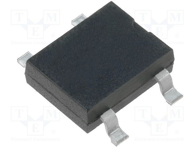 DB157S, SMD, 1000V, 1.5A, Taisngriežu tilts, DB-1S