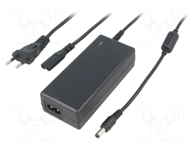 Barošanas bloks 220V=>12V, 6A, 5.5/2.1, 72W, 0.290Kg