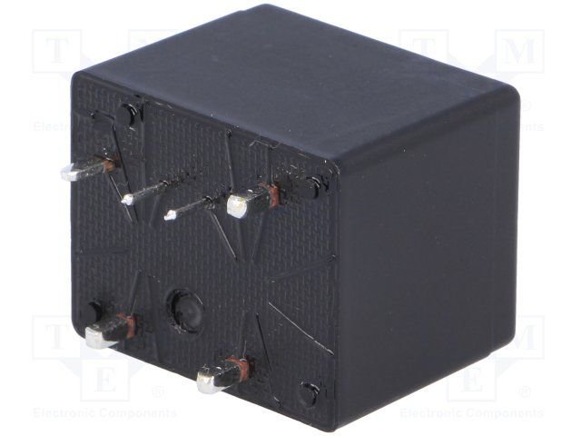 Relejs DC12V, SPST-NO, 45A/12VDC, 90R(133mA), viens kontakts uz saslēgšanu, 26.1x21.2x21.1mm, TE Connectivity