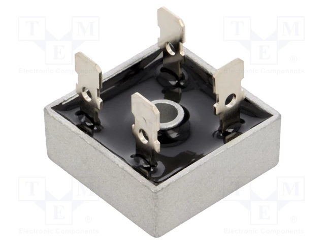 KBPC35005 Tiltiņš 50V, 35A, plakanā veida izvadi 6.4*0.8mm