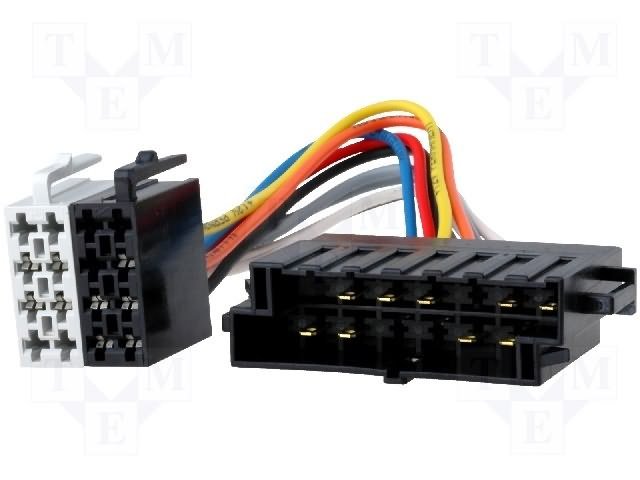 ZRS-AS-31B Adaptor Volvo 440 ISO auto savienotājvads apgriezts