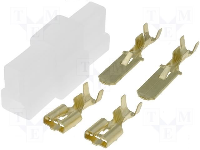 OK-2MF komplekts, mama/papa, 2pin, 2.5mm2