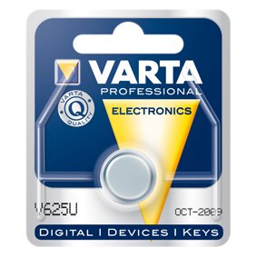 V625 alkaline baterija, VARTA, 180mAh, Ø15.5x6.1mm, 1.55V 1.2gr.