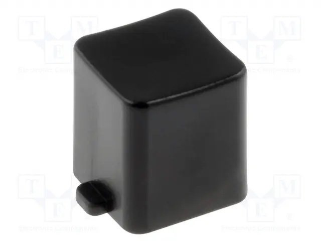 Cepurīte mikrosledzejam BS800, 7x7x8mm, kvadrātiska, melna