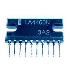 LA4460N Mikroshēma, Power Amplifier, SILP10