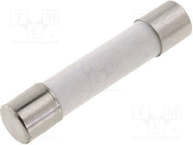 2.5A, T, 6x32mm, 500VAC, time-lag, keramiskajs drošinātājs