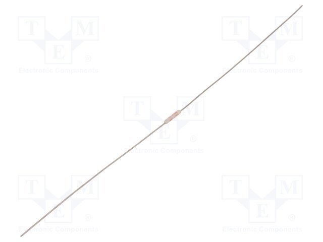 TZ-D-102/1, 102°C, 1A, 250VAC, termodrošinātājs, ø1.8x8mm