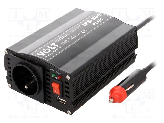 Sprieguma pārveidotājs 12V=>230V, 350W, modified sine wave