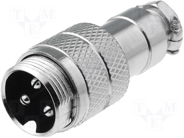 3PIN mikrofonu štekeris, vadam, Ø12.5mm
