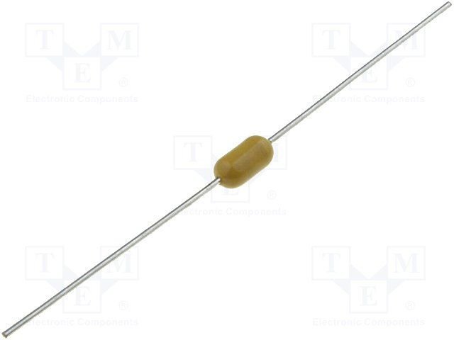 1.5A, PICO, 3.17x7.11mm, 125VAC, time-lag, stikls drošinātājs ar lokaniem izvadiem