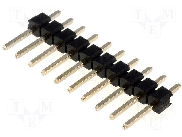 2.54mm uz PCB 10pin, štekers