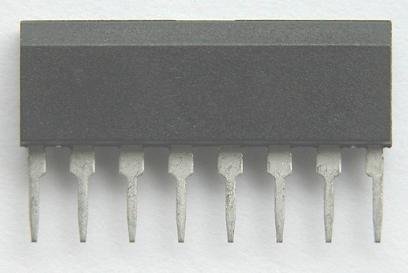 NJM4580L Mikroshēma dual opamp, 15MHz, SIP8