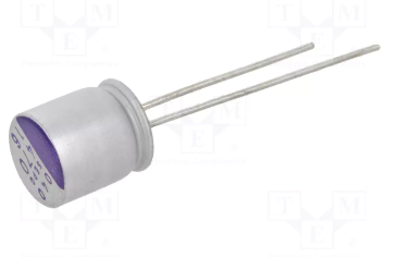 470/16V, -55÷105°C, Ø8x8.9mm, ±20%, polimēru kondensātors, ESR:8mΩ, 5000h, PANASONIC