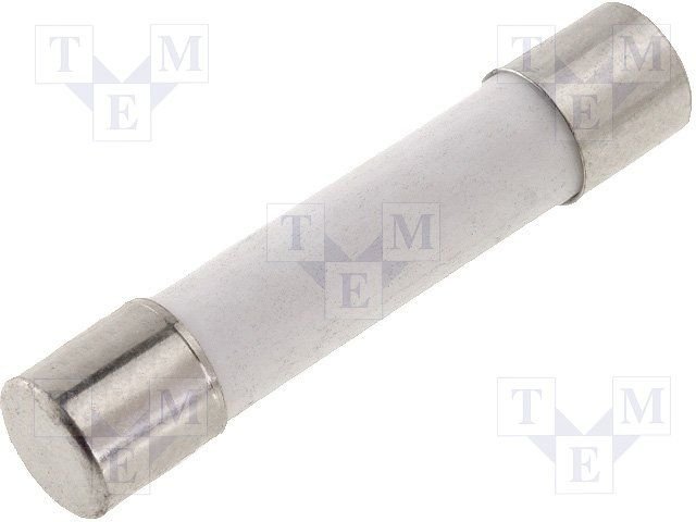 0.8A, T, 6x32mm, 500VAC, time-lag, keramiskajs drošinātājs