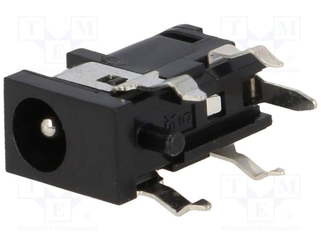 1.7*4.0mm, ligzda, THT, on/off, 2A/6.3VDC, 6x10x13mm, LUMBERG