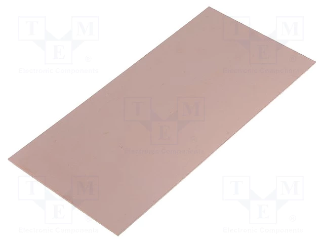 Tekstolīts segums vienpusēja folija 100x210, FR4, biezums 1.0mm