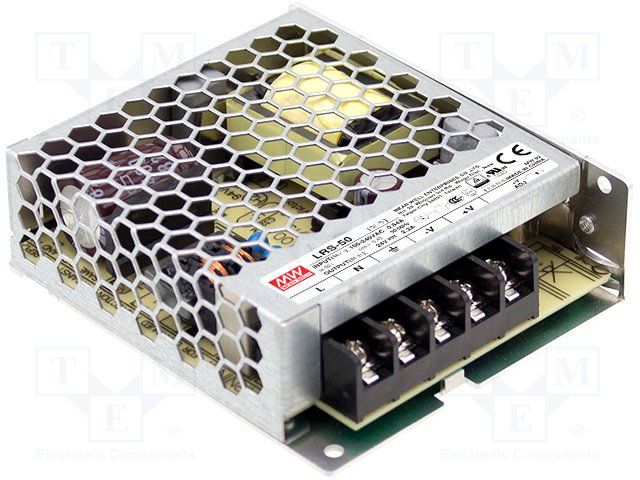 Barošanas bloks 220V=>5V(4.5...5.5VDC), 10A, 50W, 99x82x30mm, 0.23Kg, modulis
