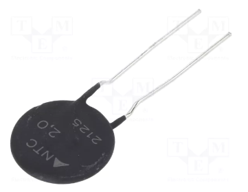 Termistors, NTC, 21mm, 12A, 2R