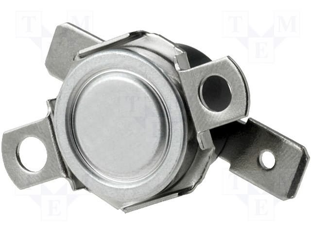BT-F-080/H Termostats, 65C/80C, ±3°C, NO, 250V/10A, Ø16x12mm, 2455R--01000092