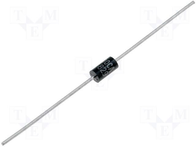 P6KE15A Supresors, 15V, max600W, unidirectional types, DO-15