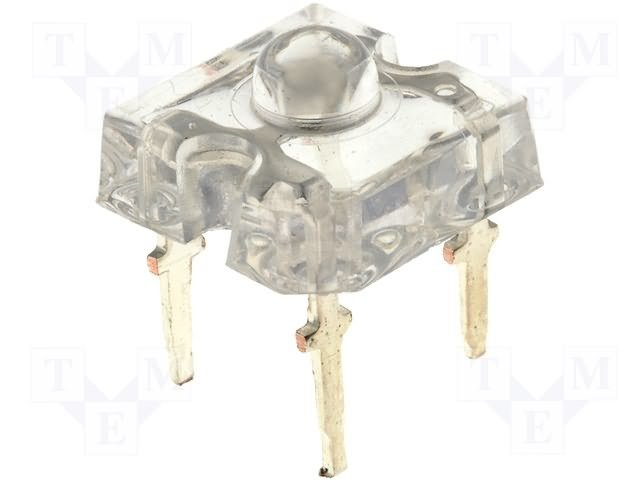 7x7mm, zaļa, superflux, 3000...5800mcd, 60°, 2.8...4V/20mA, 520-530nm, gaismas diode