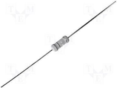 0R20 2W Rezistors wire-wound, ±5%, Ø5x12mm
