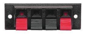 Termināls tumbam, 4vadi, skruvejamas, snap-in, L=63mm, lodējamas