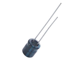 100/25V, 105C, Ø6.3x7mm, Kondensatori Mini, Jamicon, ar lokanien izvadiem