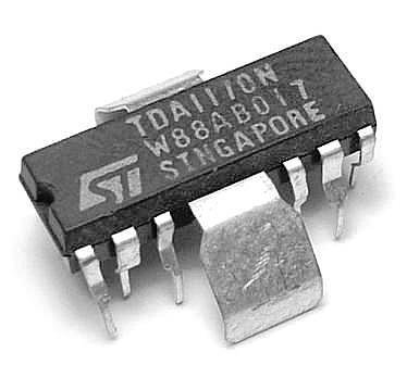 LA4555 Mikroshēma => LA4550, DIP12F
