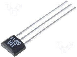SS460P Holla devējs, Sensor: Hall effect, bipolar digital position sensor, Usup:3-24VDC, Temp: -40...125°C