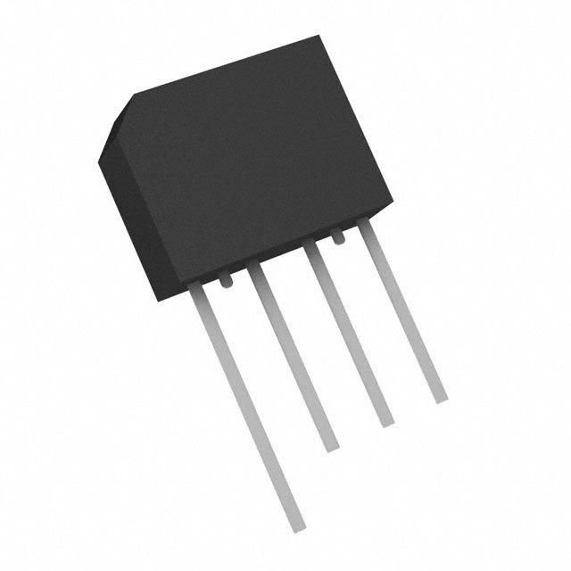 KBP2005G(RS201) Tiltiņš 50V, 2A, 15.3x12.7x5.1mm, plakans, vertikāls