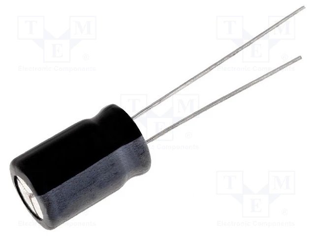 220/100V, 105C, Ø12.5x25mm, ±20%, Kondensators elektrolītisks, 2000h, VISHAY, ar lokaniem izvadiem
