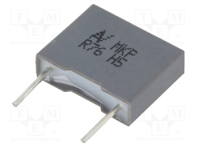 820nF/63VDC, 40VAC, ±10%, plēves, poliefirs kondensators, 7.5mm, 10x11x5mm, KEMET