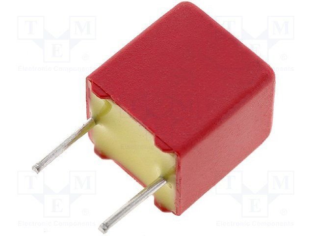 100pF/1000VDC, 250VAC, ±5%, polipropilēns kondensātors 5mm, 4.5x67.2mm, WIMA