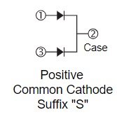 FMG22S, 2*Diodes, 200V, 2*5A, 50ns, (Anod-Katod-Anod), TO-220FP