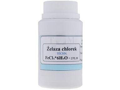 Dzelzs hlorids FeCl3 x 6H2O, 500g. - ejiet uz "natrija persufatu