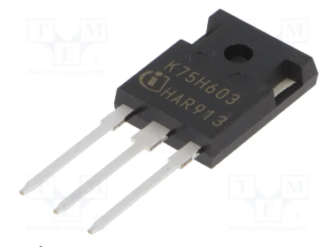 75N60H3F(K75H603) Tranzistors IGBT+d, 600V, ±20V, 75A, 85ns, 428W, TO-247