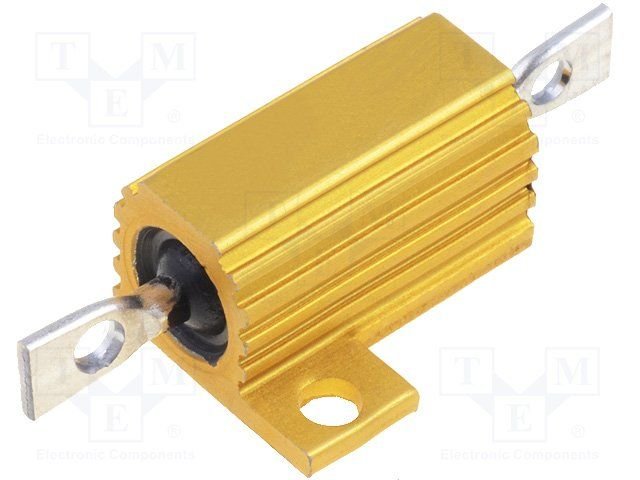 0R22, 10W, ±5%, Rezistors ar radiatoru, 15.9x16.5x8.8mm
