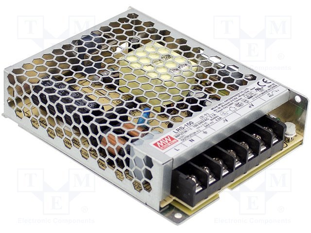 Barošanas bloks 220V=>24V(21.6...28.8VDC), 4.5A, 108W, 129x97x30mm, 0.33kg, modulis