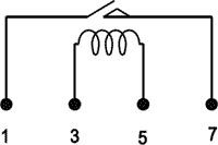 Herkona relejs, 24V(18-32V), SPST-NO, 1A/250VDC, viens kontakts(AgCdO), 19x5x7mm
