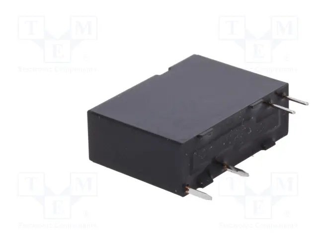 Relejs DC5V, SPST-NO, 3A/125VAC, 3A/30VDC, 125R(40mA), viens kontakts uz saslēgšanu, 20.3x7.0x15mm, FUJITSU