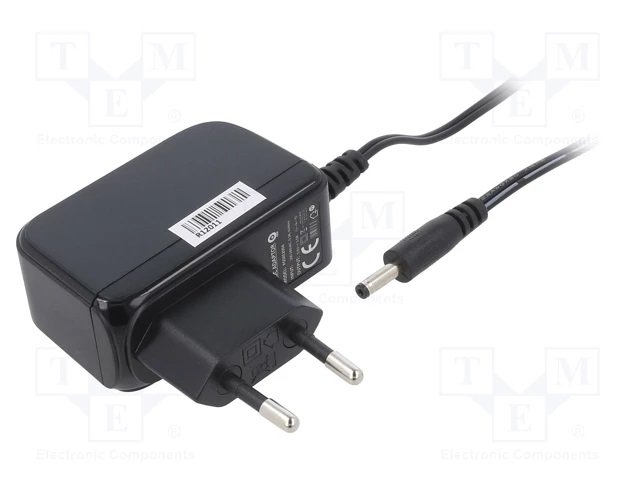 Barošanas bloks 220V=>5V, 2A, 3.5/1.3mm, 10W, 96.5gr.